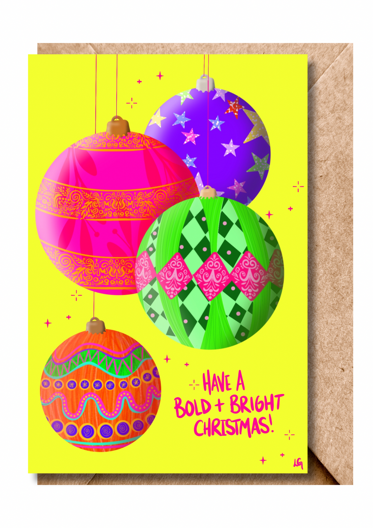 Gin-gle Bells & Mince Pies Christmas Card