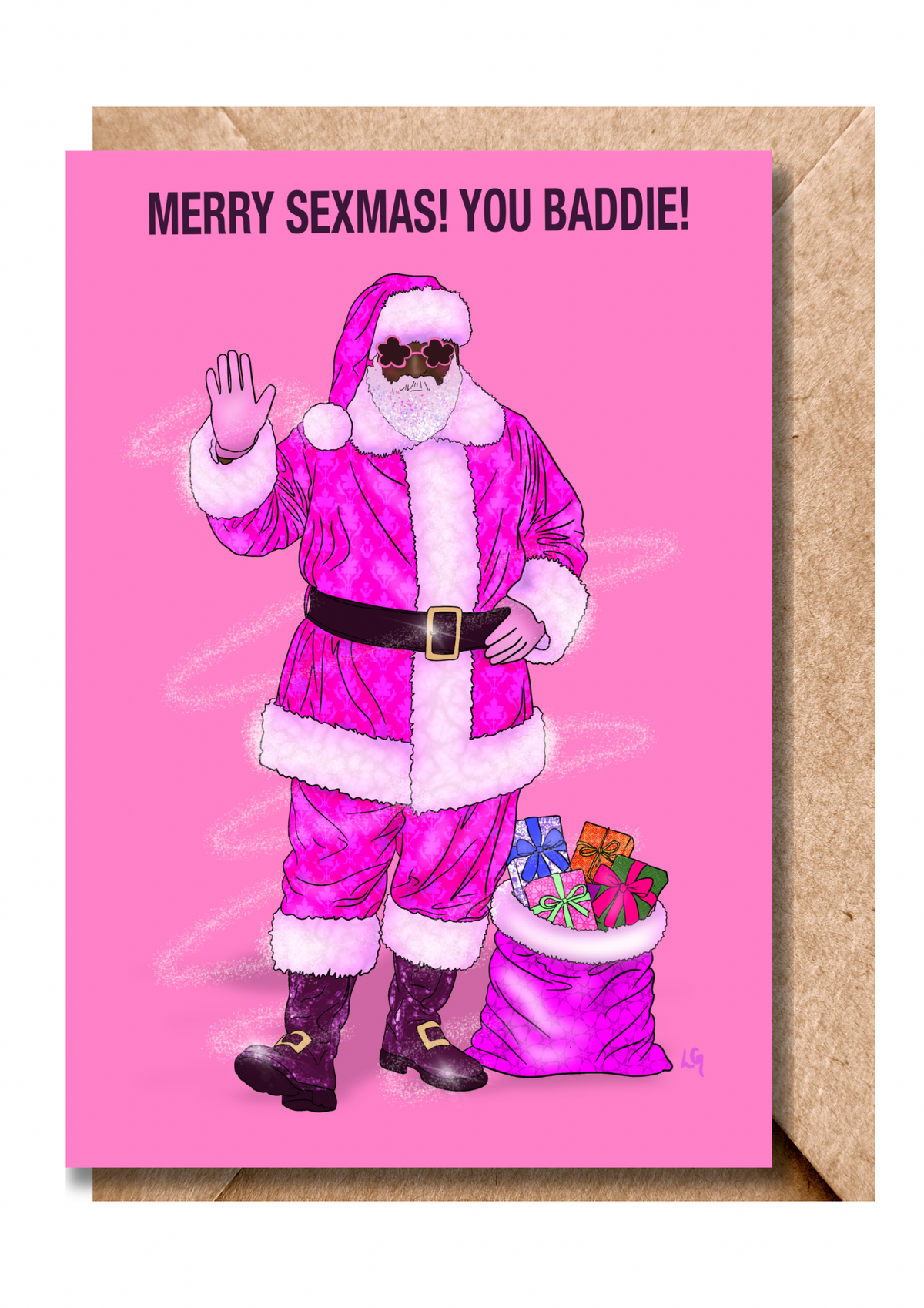 Merry Sexmas! You Baddie! Christmas Card